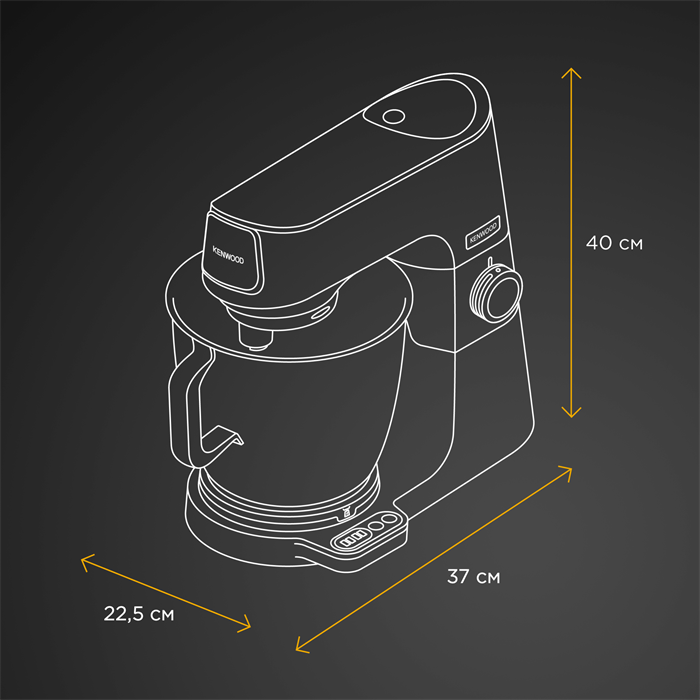 Кухонная машина Kenwood KVL85.004SI Titanium Chef Baker XL