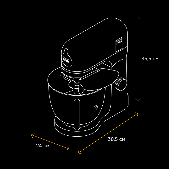 Кухонная машина Kenwood KMX 750 BK kMix